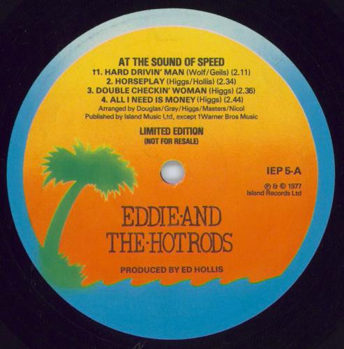 Eddie And The Hot Rods At The Sound Of Speed - Stickered